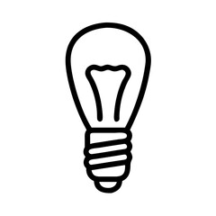 Fototapeta premium Icon of a Light Bulb