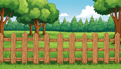 Fototapeta premium Le paysage champêtre
