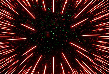 fireworks on black background