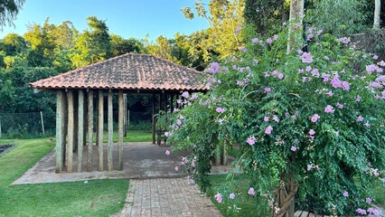 gazebo in the garden