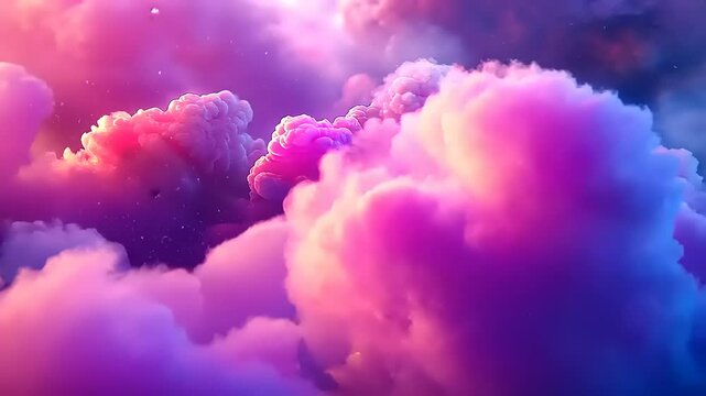 Colorful, vibrant cloudscapes