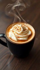 cup of hot chocolate with whipped cream