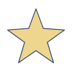 Shining Star Illuminating the Night Sky, Symbolizing Hope and Dreams