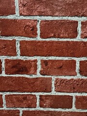 red brick wall
