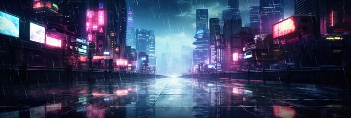 Fototapeta premium hong kong street at night