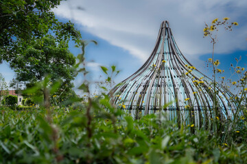 monument in a park