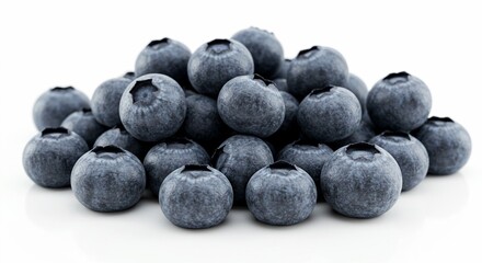 Juicy and Ripe Blueberries: A Close-Up of Fresh, Organic Berries, Perfect for Healthy Eating and Delicious Recipes
