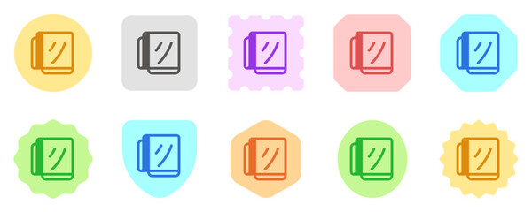 Editable towel vector icon. Barbershop, lifestyle, grooming. Part of a big icon set family. Perfect for web and app interfaces, presentations, infographics, etc