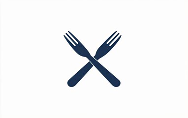 Crossed forks and knives