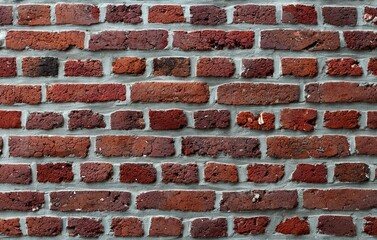 red brick wall