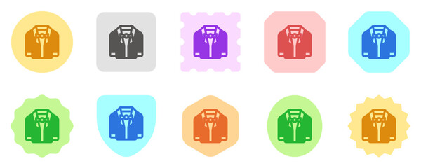 Editable wedding suit vector icon. Wedding, valentine, love, celebration. Part of a big icon set family. Perfect for web and app interfaces, presentations, infographics, etc