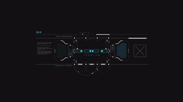 minimalistic sci fi screen object in 4k 