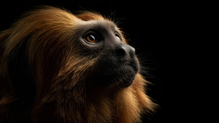 Obraz premium Tamarin in Spotlight