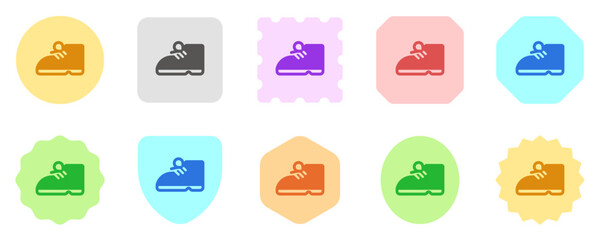Editable boots, shoes vector icon. Clothing, fashion, apparel. Part of a big icon set family. Perfect for web and app interfaces, presentations, infographics, etc