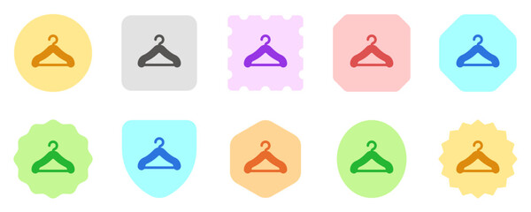 Editable clothe hanger vector icon. Clothing, fashion, apparel. Part of a big icon set family. Perfect for web and app interfaces, presentations, infographics, etc