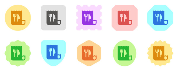 Editable restaurant bill, invoice vector icon. Part of a big icon set family. Perfect for web and app interfaces, presentations, infographics, etc