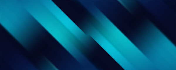 Fototapeta premium abstract blue and black are light pattern with the gradient is the with floor wall metal texture soft tech diagonal background black dark