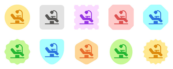 Editable dentist chair vector icon. Dentistry, healthcare, medical. Part of a big icon set family. Perfect for web and app interfaces, presentations, infographics, etc
