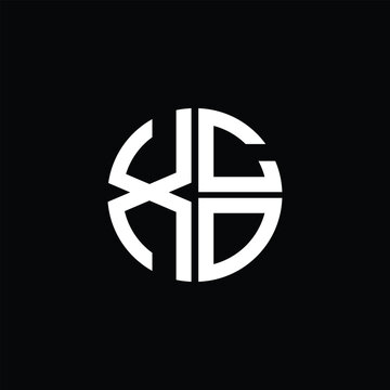 XCO logo XCO icon XCO monogram XCO letter minimalist Circle flat Unique modern abstract logo design.