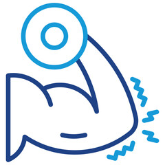 Arm Curl Strength Icon