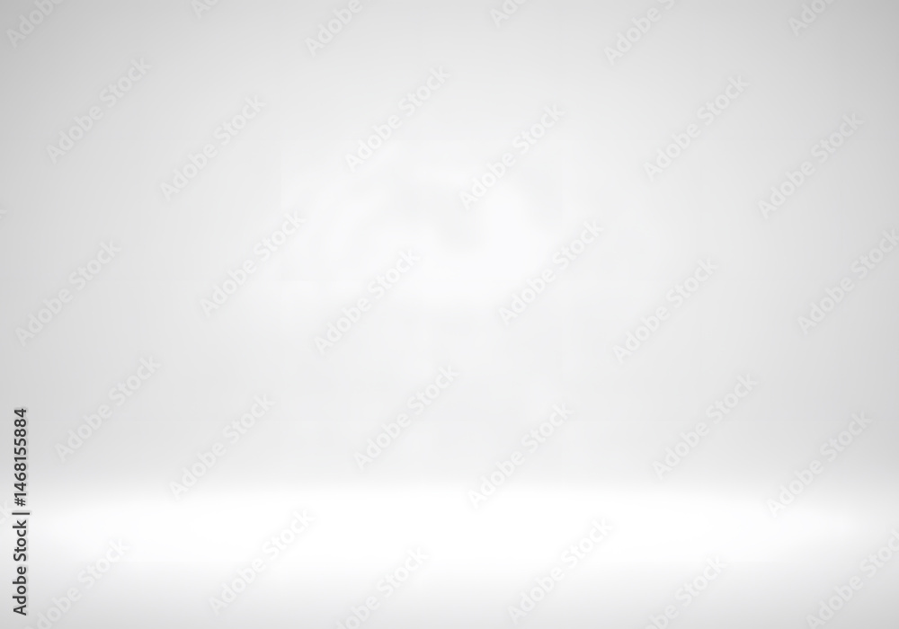 Poster clean white and grey gradient studio background for product display and marketing visuals
