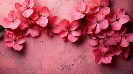 Pink Blossom Paradise: A Delicate Arrangement of Spring Flowers