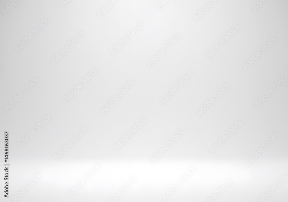 Poster clean white studio background with subtle gray gradient for product display and web design