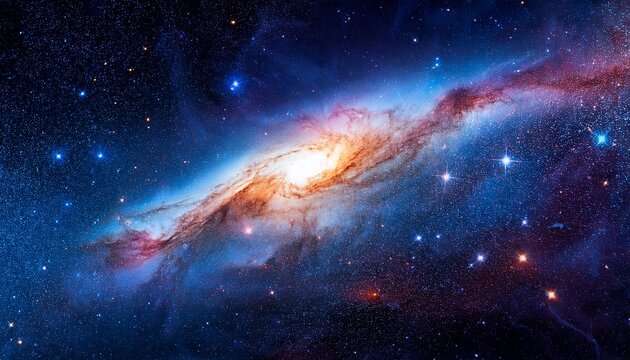deep space galaxy nebula background