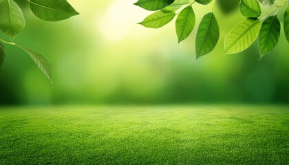 Obraz premium green nature background for cover page