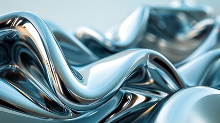 Abstract metallic curves in motion