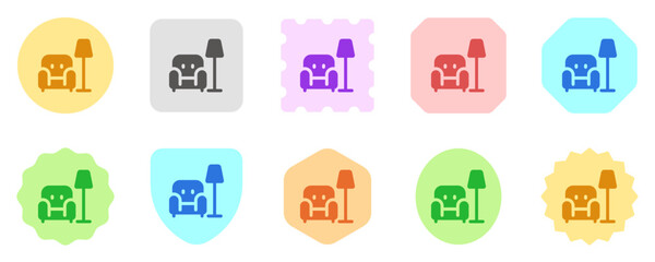 Editable couch, furniture vector icon. Property, real estate, construction, mortgage, interiors. Part of a big icon set family. Perfect for web and app interfaces, presentations, infographics, etc