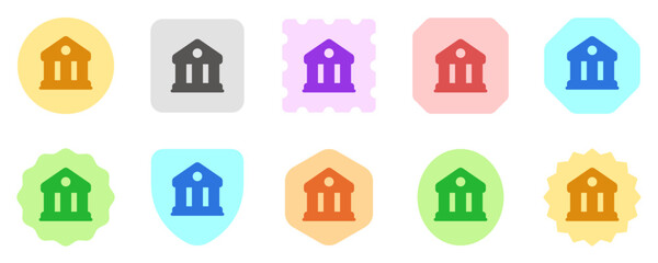 Editable bank, museum, library vector icon. Part of a big icon set family. Perfect for web and app interfaces, presentations, infographics, etc