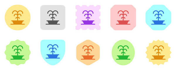 Editable fountain, park vector icon. Part of a big icon set family. Perfect for web and app interfaces, presentations, infographics, etc