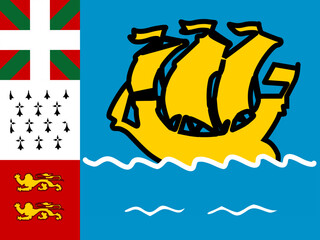 Flag of St. Pierre & Miquelon