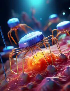 Nanoroboter reparieren Zellgewebe
