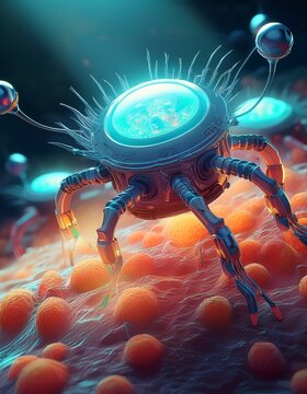 Nanoroboter reparieren Zellgewebe