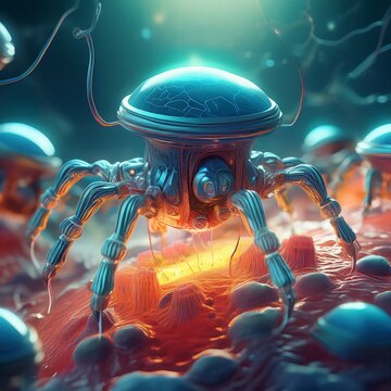 Nanoroboter reparieren Zellgewebe