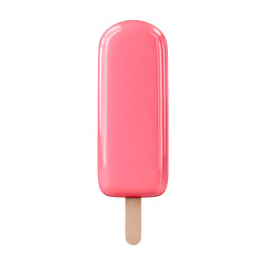 Refreshing Pink Popsicle Summer Treat Sweet Ice Cream