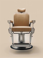 barbershop barber chair equipment background with modern and classic concept Generate AI