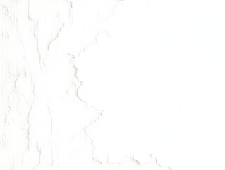 Obraz premium Deteriorating White Plaster Wall with Flaking Paint and Exposed Underlying Surfaces. Abstract Minimalist Texture Background