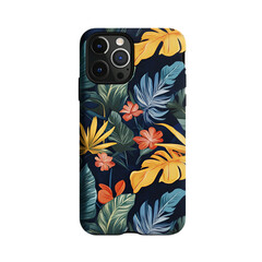 Tropical Phone Case Floral Design Smartphone Cover