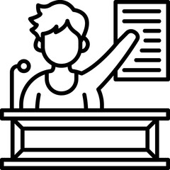 Motivational Speech Icon