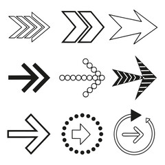 black and white icons minimalist arrow designs d