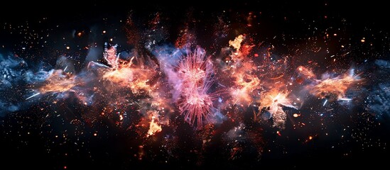 Fototapeta premium Cosmic explosion in space