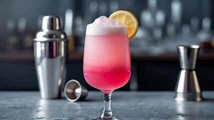 Reviving Alcoholic Fizz Drink
