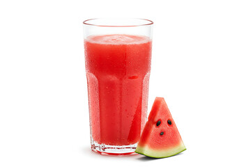 Copo de suco de melancia natural