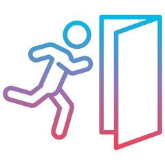 Emergency Exit Icon