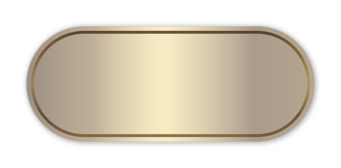 Gold Gradient Rounded Button