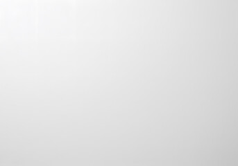 Obraz premium Clean smooth minimalist white gradient background with soft diffused lighting and subtle grey tones, concept for product display, website design and brand presentation
