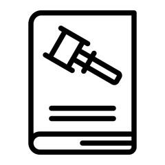 Constitution Icon # Notary Pack Themes # Outline Style